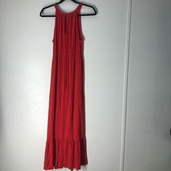 Old Navy Womens Maternity Maxi Coral Dress Size M Sleeveless Summer - Picture 7 of 7